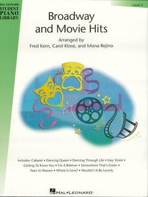 cover image of Broadway and Movie Hits--Level 4 (Songbook)